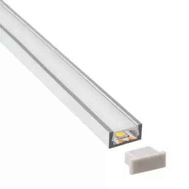 Perfil de aluminio luz Led 12V 100 CM de superficie para caravanas, autocaravanas y camper.