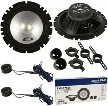 Kit conjunto de altavoces y Tweeter ALPINE Fiat Ducato, Citroen Jumper y Peugeot Boxer.