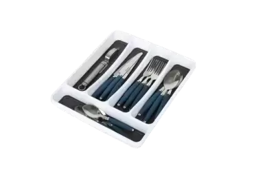 Bandeja anti deslizante para cubiertos en caravanas, autocaravanas y camper.