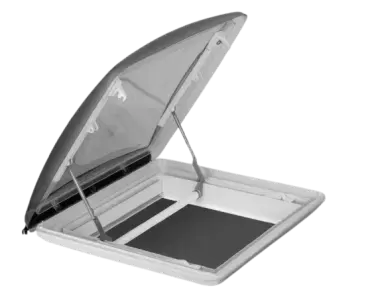 Claraboya 40x40 25-45mm. Roofstar 4 Extremadamente plana para caravanas, autocaravanas y camper.