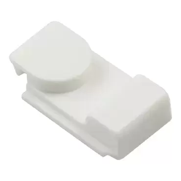 Clip para fijar la rejilla exterior de frigorificos Dometic color blanco. Ref. 70-4499000116