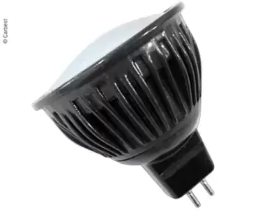 Bombilla LED empotrable 12v luz blanca cálida 3000 K para autocaravana, caravana y camper