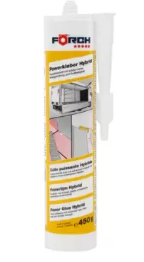 Polímero Forch 5* Blanco adhesivo de montaje híbrido EXTRA fuerte para caravanas, autocaravanas y camper.
