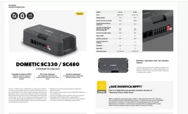 Regulador solar MPPT DOMETIC NDS SC480 para autocaravanas y camper.