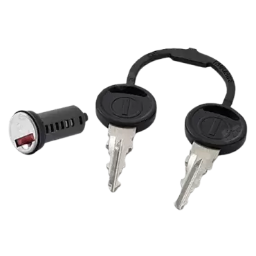 Un bombín Zadi más llaves, modelo rojo.