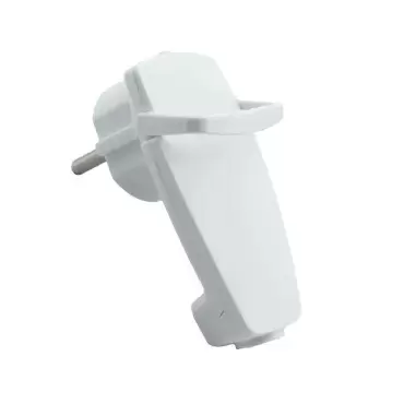 Clavija enchufe bipolar extraplano 16AH ideal sitios complicados y estrechos en caravanas, autocaravanas y camper.