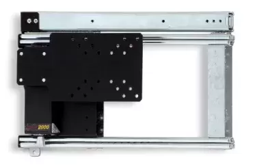 Soporte de TV Lippert salida izquierda corredera y con giro de 220º para caravanas, autocaravanas y camper.