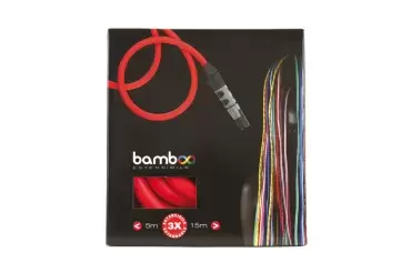 Manguera Bamboo mágica extensible Roja  de 5 hasta 15 metros con accesorios, caravanas, autocaravanas, camper y 4x4 overland.