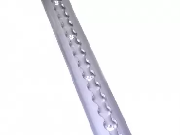 Soporte barra aluminio con espaciadores para ganchos remolque autocaravana/ camper