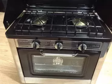 Hornilla con horno portátil caravanas, autocaravanas y camper.