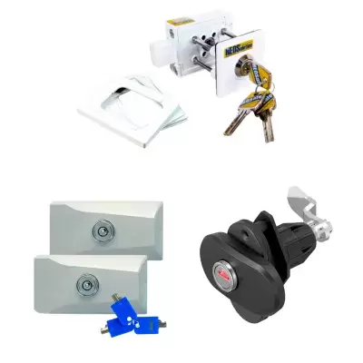 Cerraduras y cierres exteriores de seguridad para autocaravanas, caravanas y camper