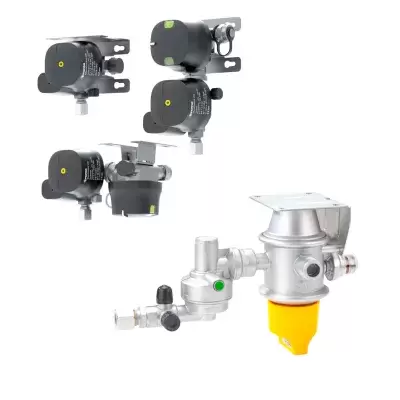 Accesorios de Duo Control horizontal y vertical de gas, para autocaravanas, caravanas, camper y camping